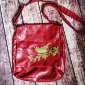 Vegan friendly messenger bag